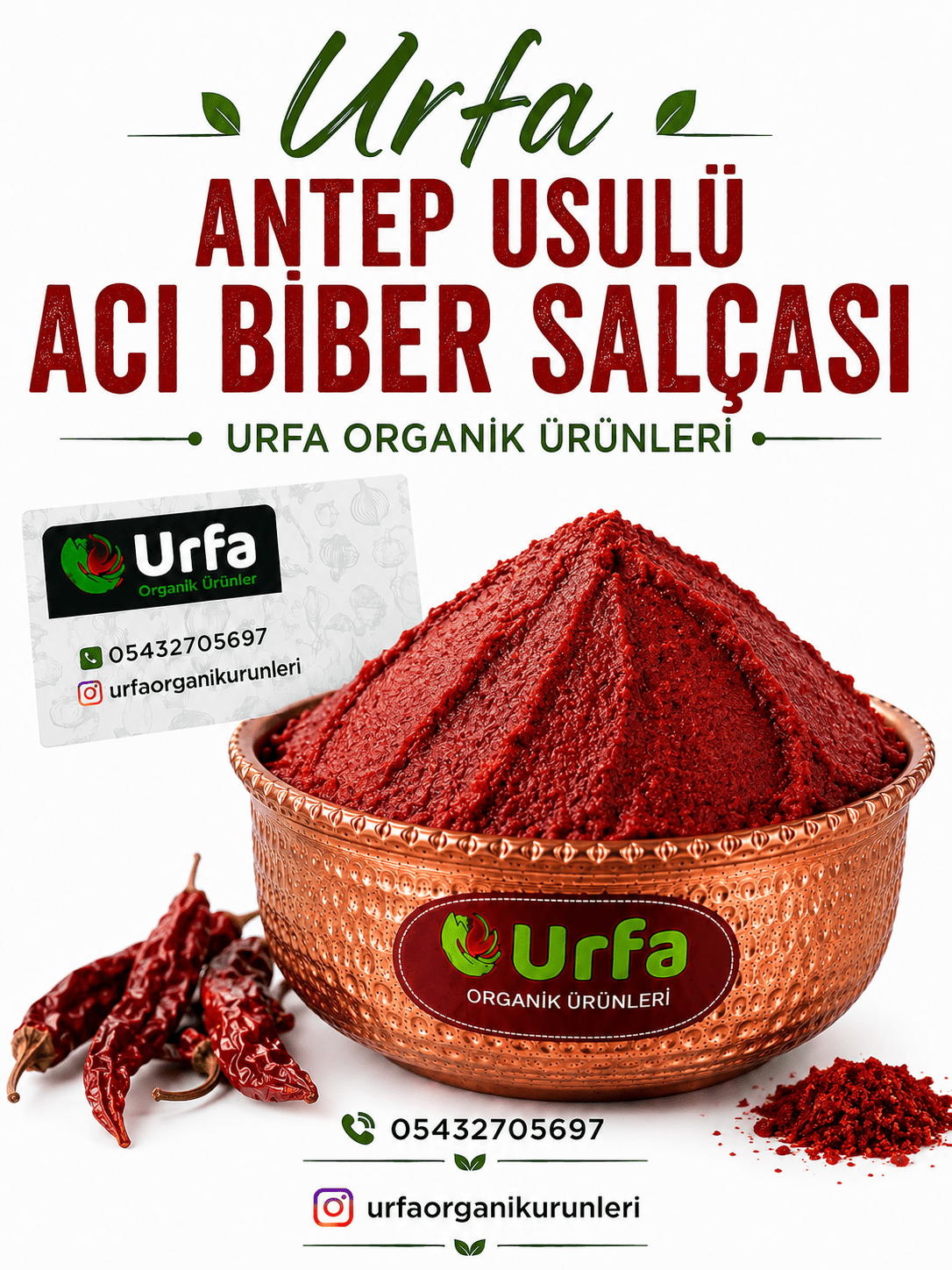Antep Usulü Kaynatma Acı Biber salçası